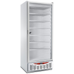Image Statische vrieskast, glazen deur, 525 liter, GN2/1+600x400, wit 0