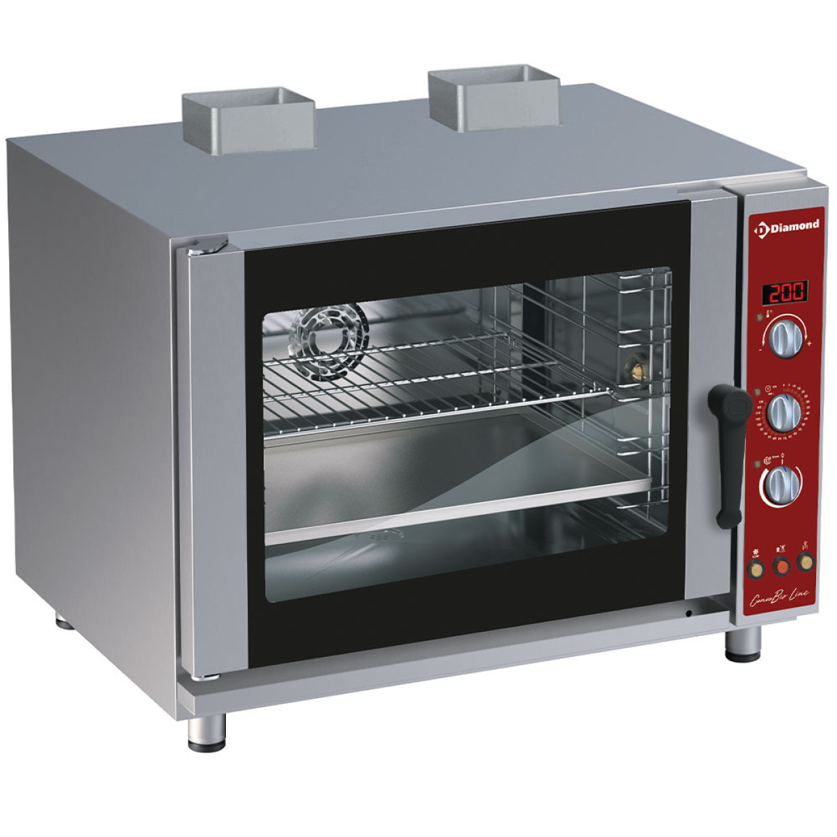 Image Convectie oven op gas, 5x EN(GN) automatische bevochtiger 0
