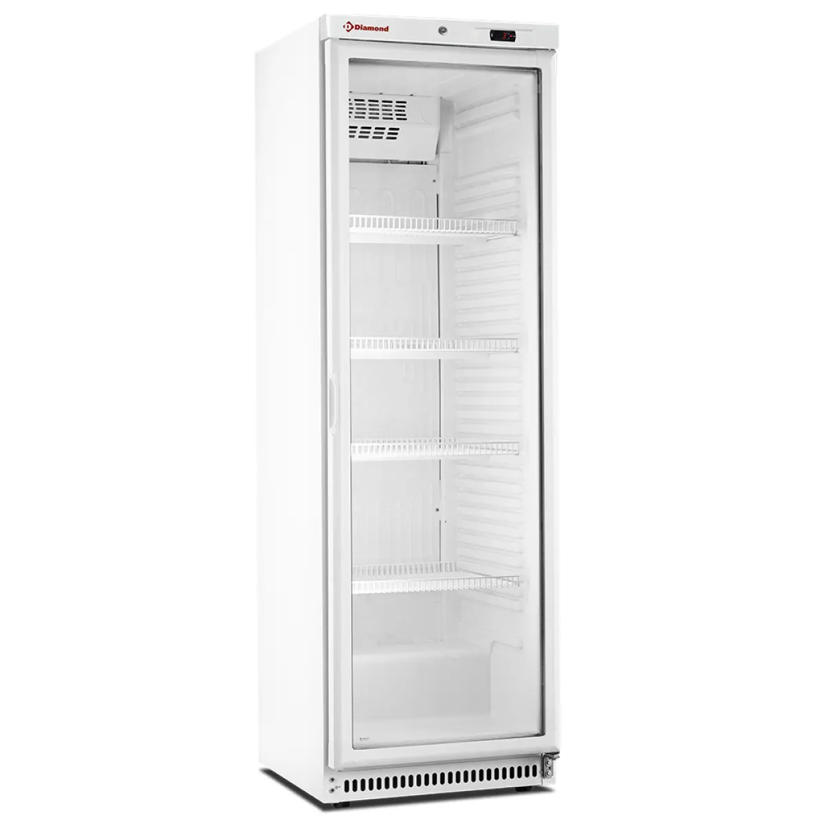 Image Koelkast geventileerd, glazen deur, 400 liter. wite 0