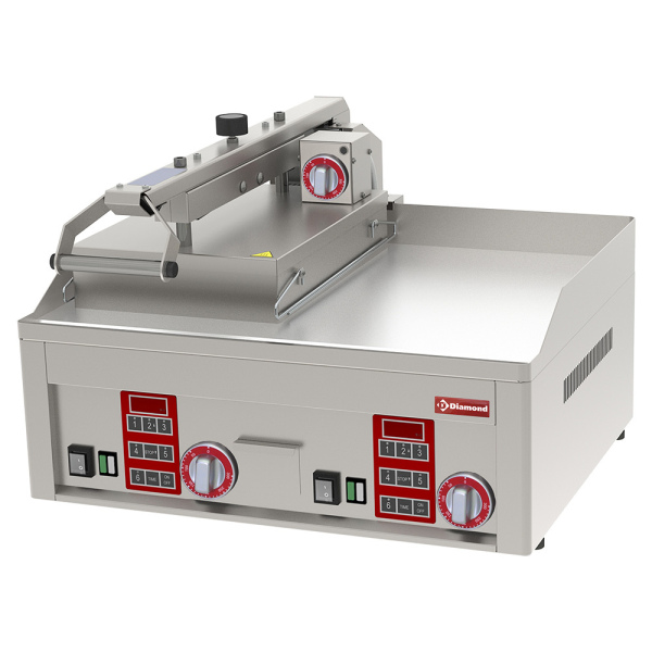 Image Gladde, verchroomde Clam Grill, 3x 230/1V 0