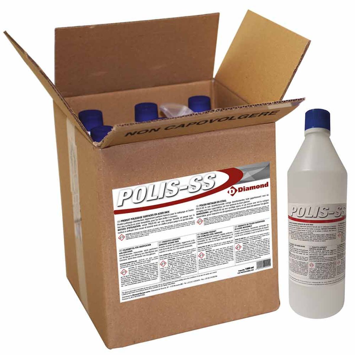 Image Polijstproduct oppervlakte in roestvrij staal 4 FL. x 1 KG 0