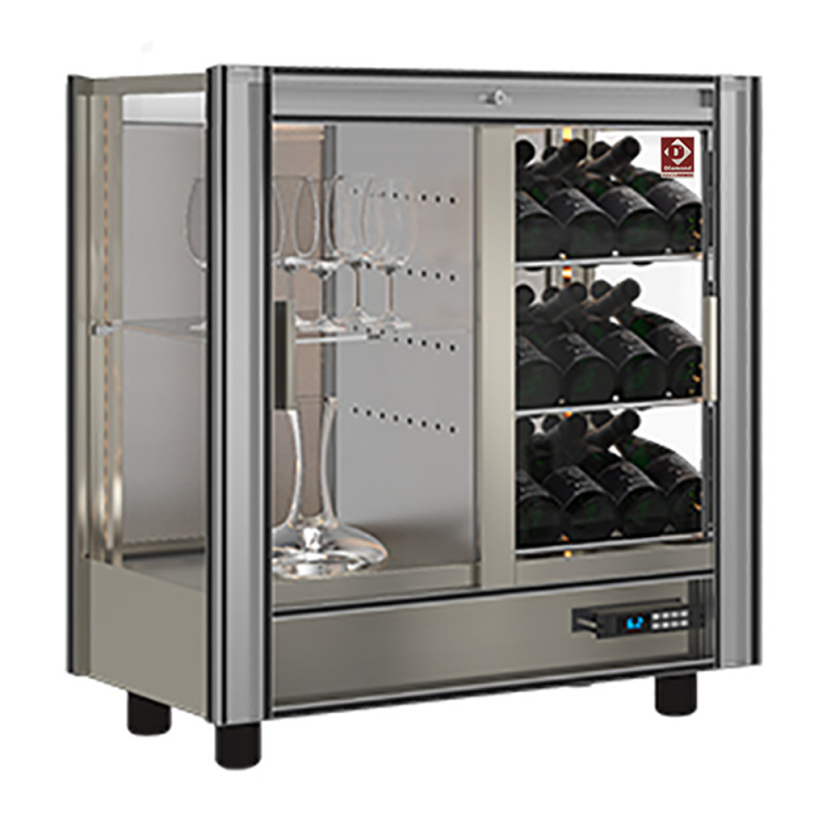 Image Gekoelde wijnvitrine Lt. 216 - Moduleerbaar 0