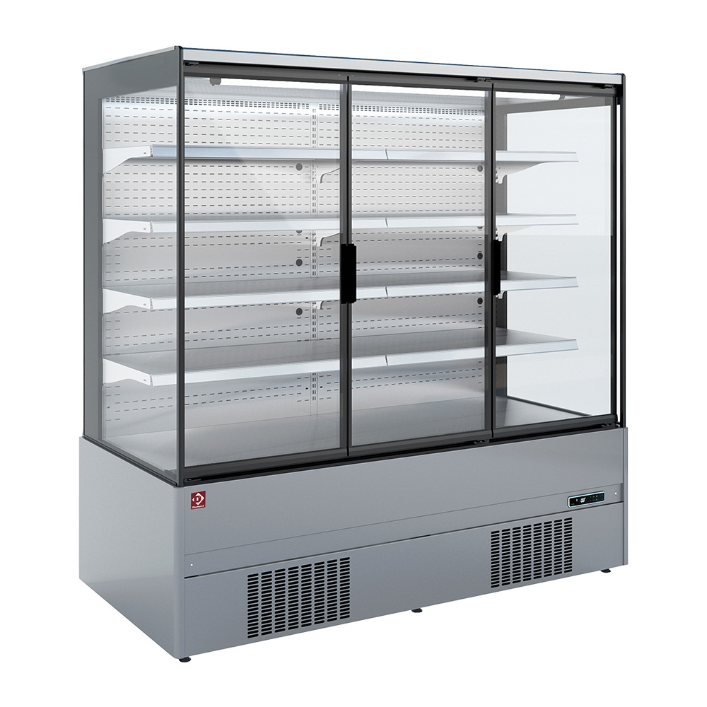 Image Gekoeld wandmeubel, zelfbediening, klapdeuren - FULL INOX 0