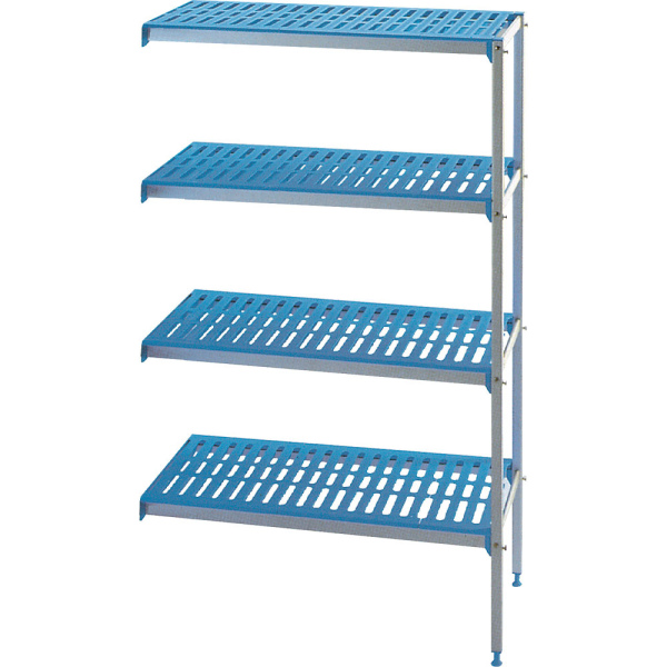 Image Hoekrek in geanodiseerd aluminium 4 niveau's "Modular Rack" 0