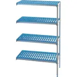 Image Hoekrek in geanodiseerd aluminium 4 niveau's "Modular Rack" 0