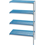 Image Hoekrek in geanodiseerd aluminium GN 4 niveau's "Modular Rack 0