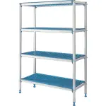 Image Lineaire rek in aluminium GN 4 niveau's "Modular Rack" 0