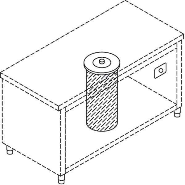 Image Verwarmde lift voor borden (met deksel), capaciteit 50-60 diam. 190-260 mm 0