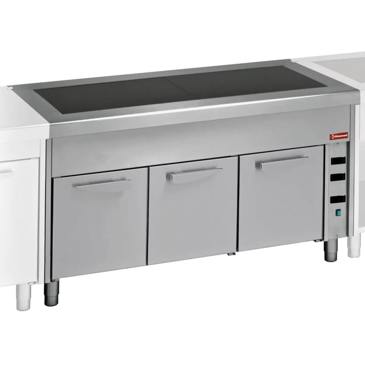 Image Vitro-keramisch element op warmkast 4x GN 1/1 0