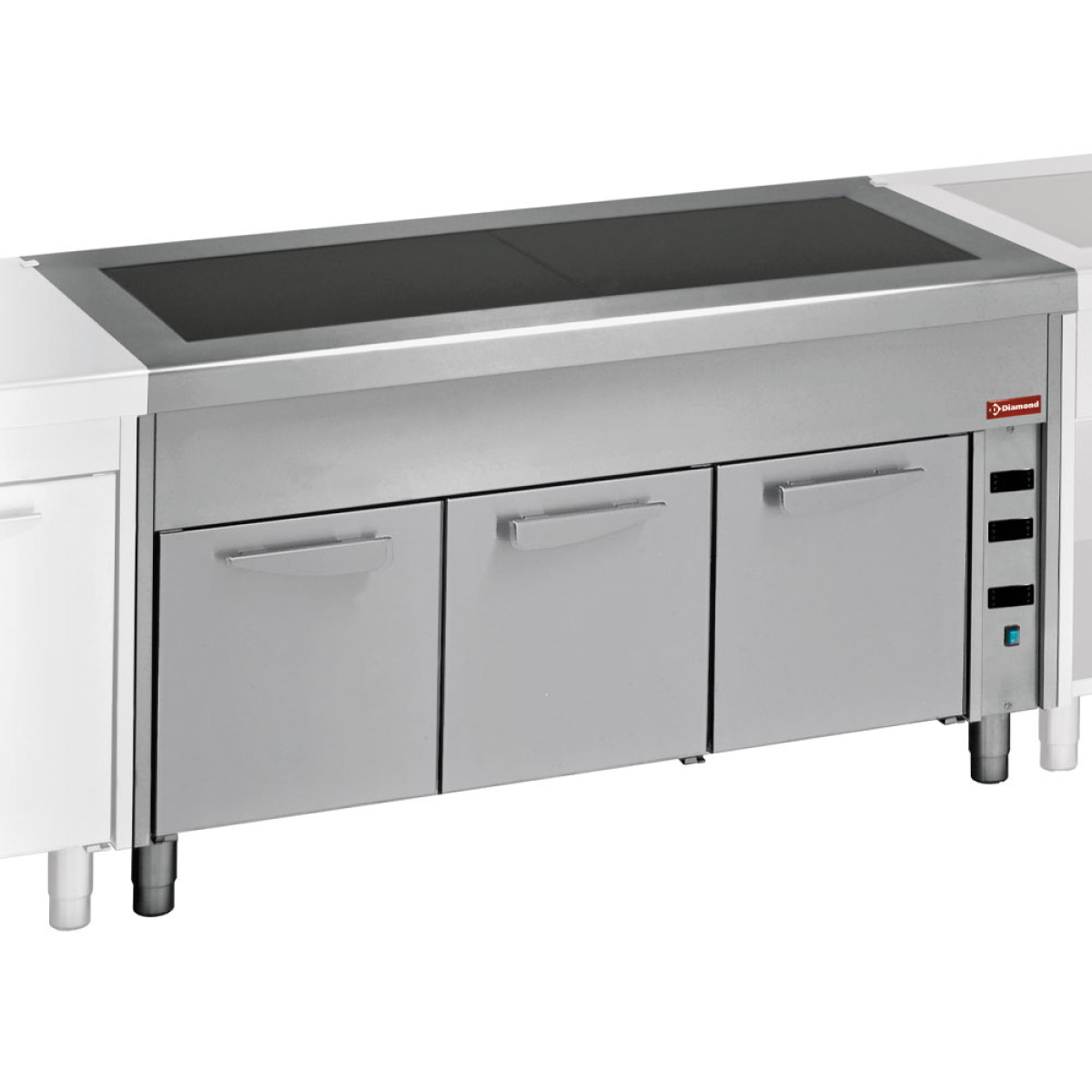 Image Vitro-keramisch element op warmkast 3x GN 1/1 0