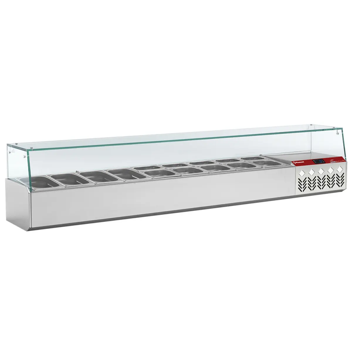 Image Gekoelde structuur GN 9x1/4, met rechte ruit 0