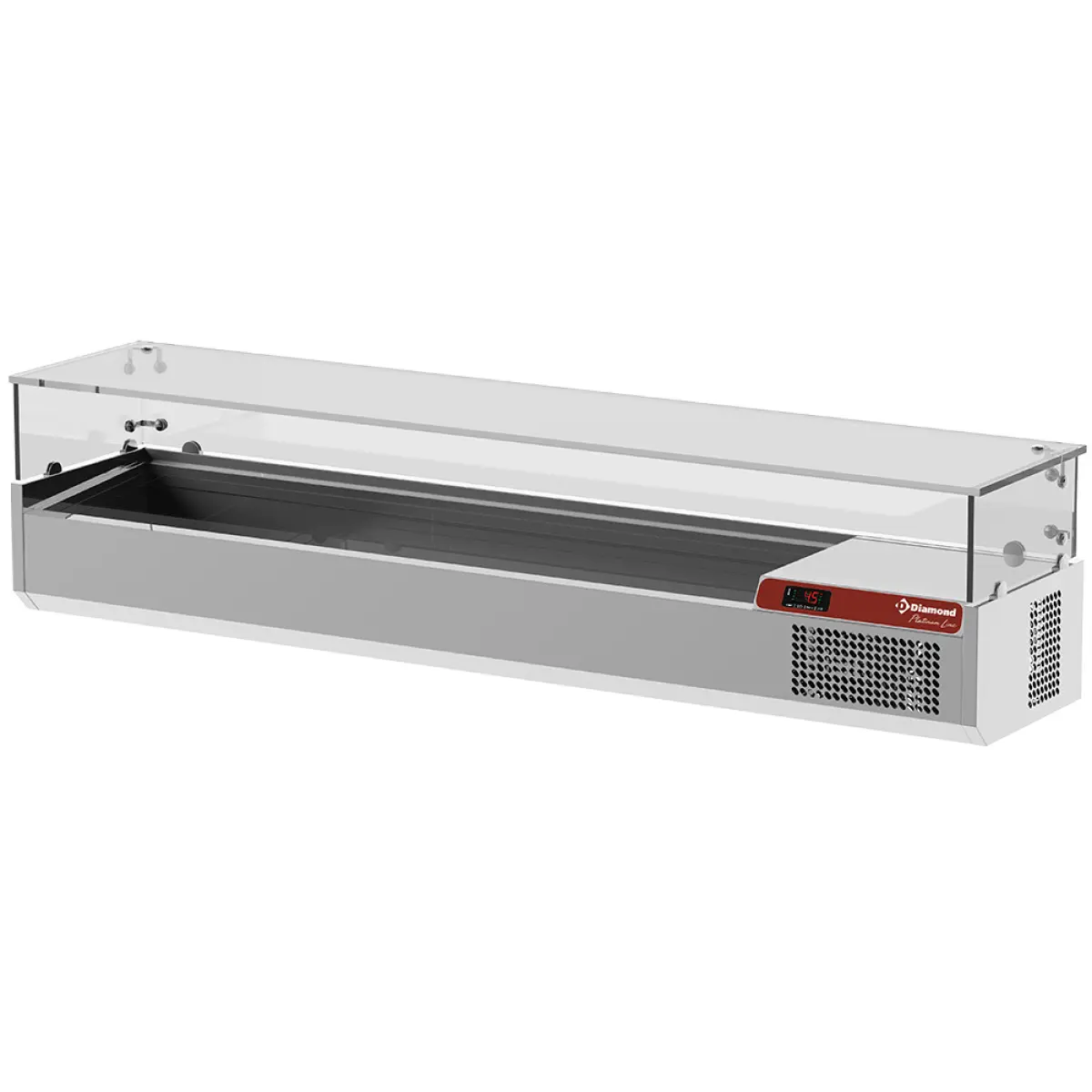 Image Saladette met glas 1800 mm. 0