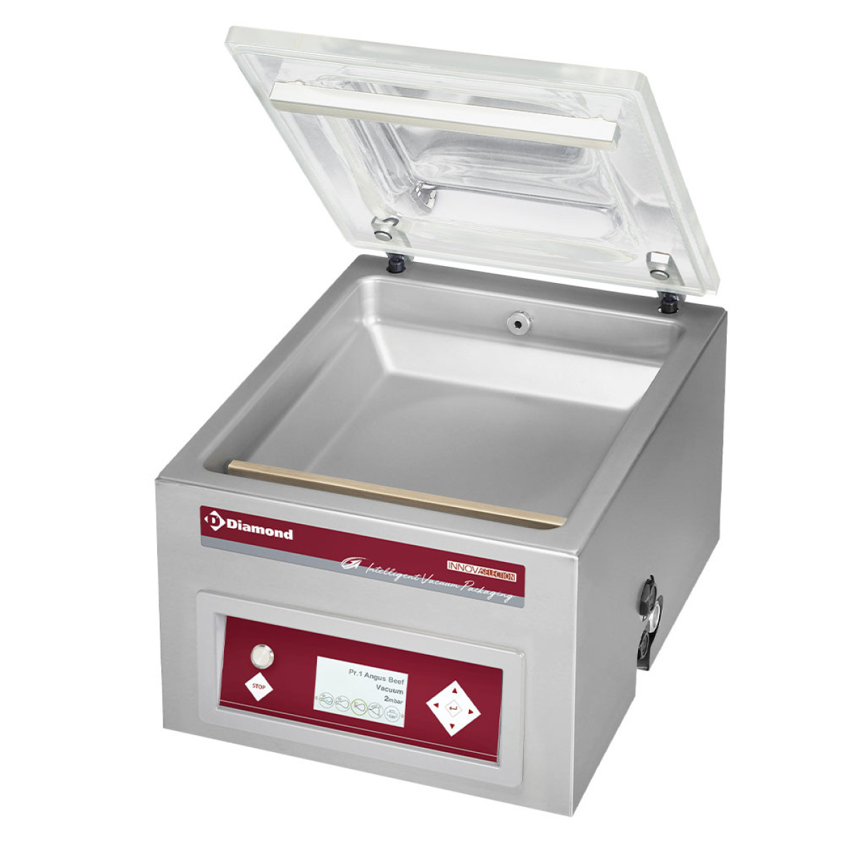 Image Vaccummachine, kamer 350x370xh150 mm - 16 m3/h LCD 0