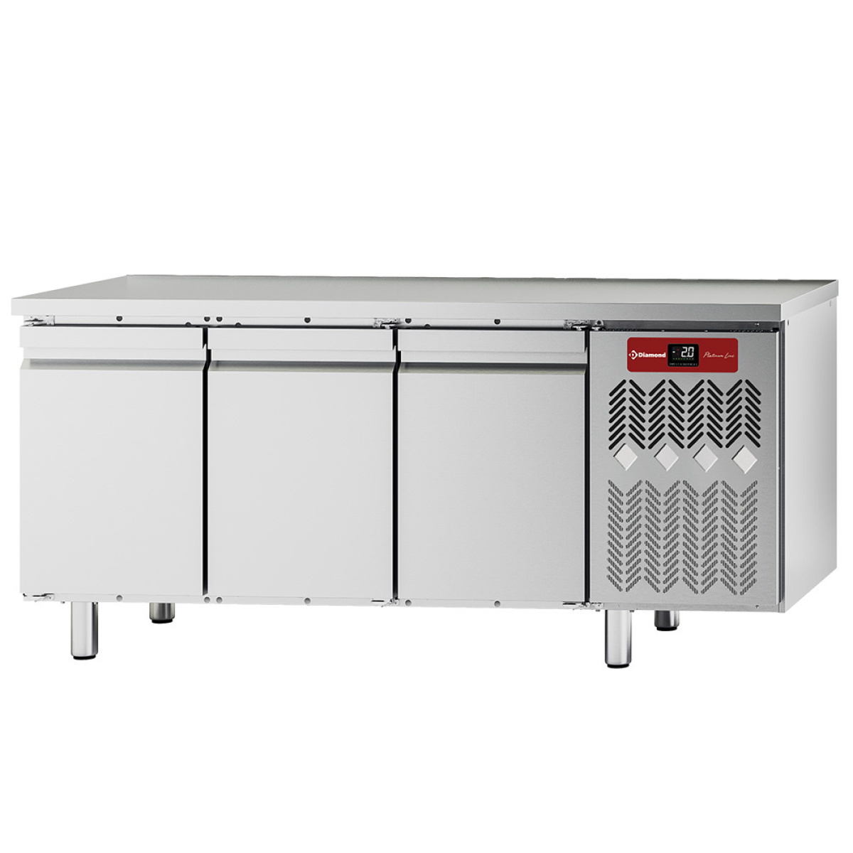 Image Gekoelde tafel, geventileerd, 3 deuren GN 1/1 0