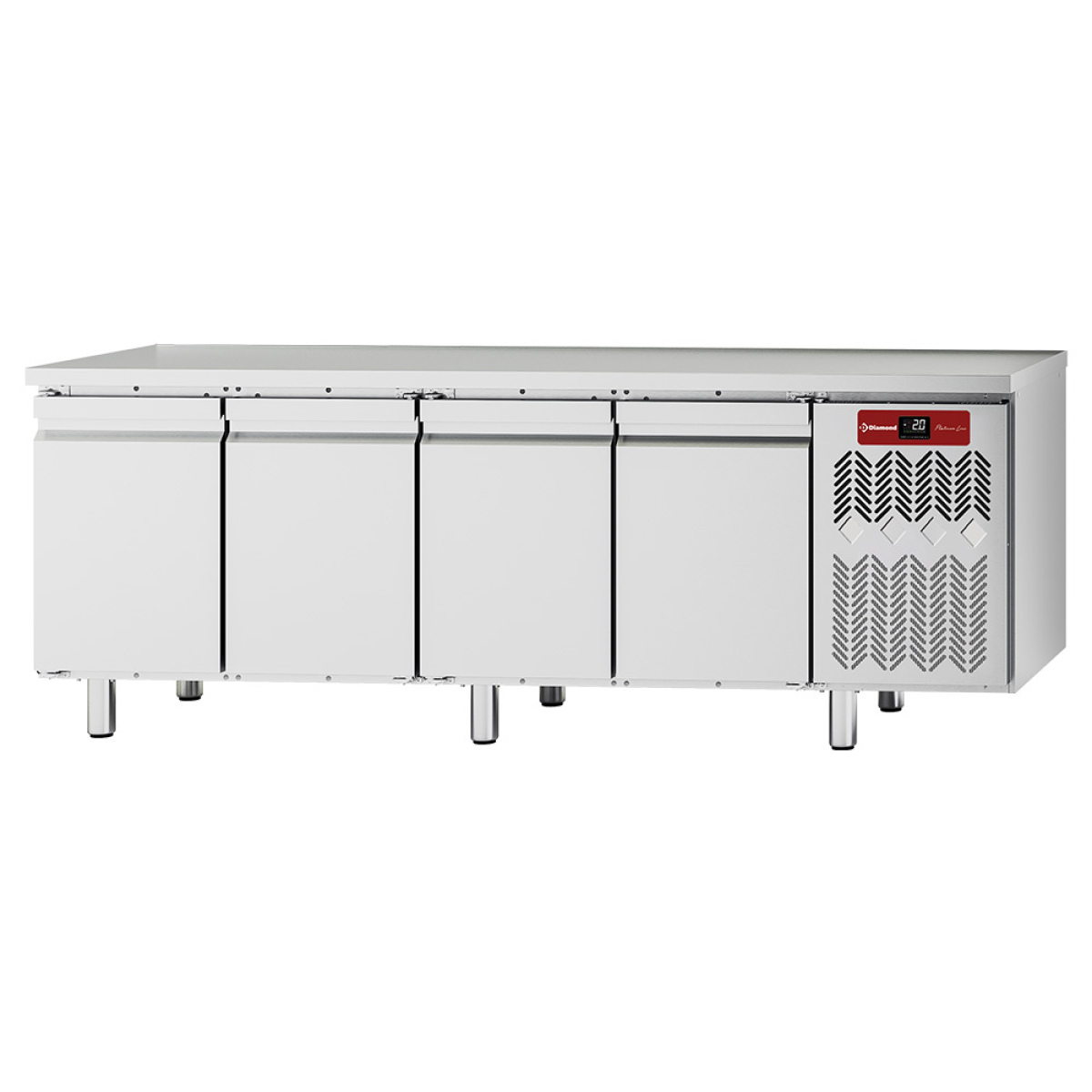 Image Gekoelde tafel, geventileerd, 4 deuren GN 1/1 0