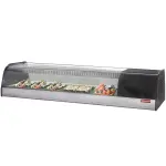 Image Gekoeld uitstalraam voor sushi, dubbele geperforeerde bodem (inclusief) 0