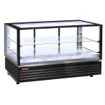 Image Warmte vitrine EN of GN, geventileerd, 2 niv., ZWART 0