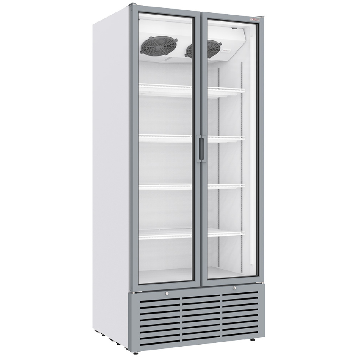 Image Vitrinekast positieve geventileerd, 804 liter, 2 draaideuren, WIT 0