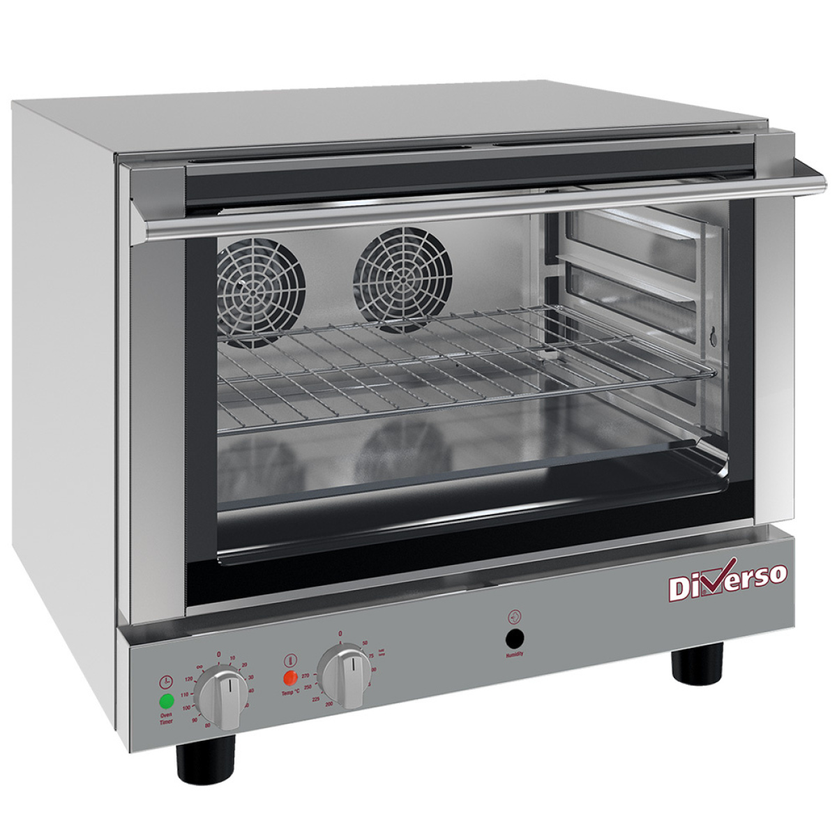 Image Elektrische convectieoven, 4x 600x400 mm + manuele bevochtiger 0