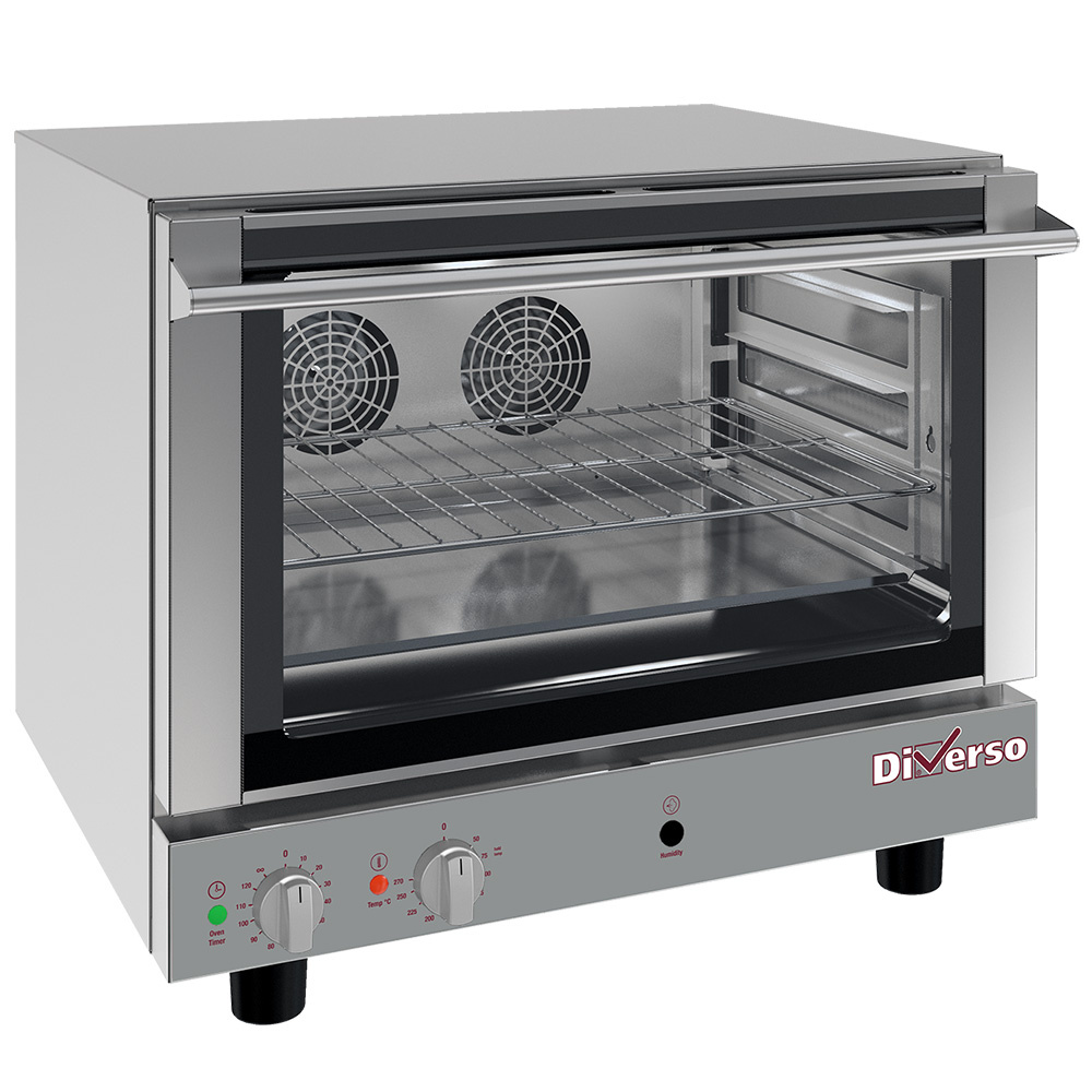Image Elektrische convectieoven, 4x 600x400 mm + manuele bevochtiger 0