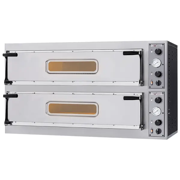 Image Elektrische oven 2x 3 pizza's diam. 350mm, 2 kamers 0