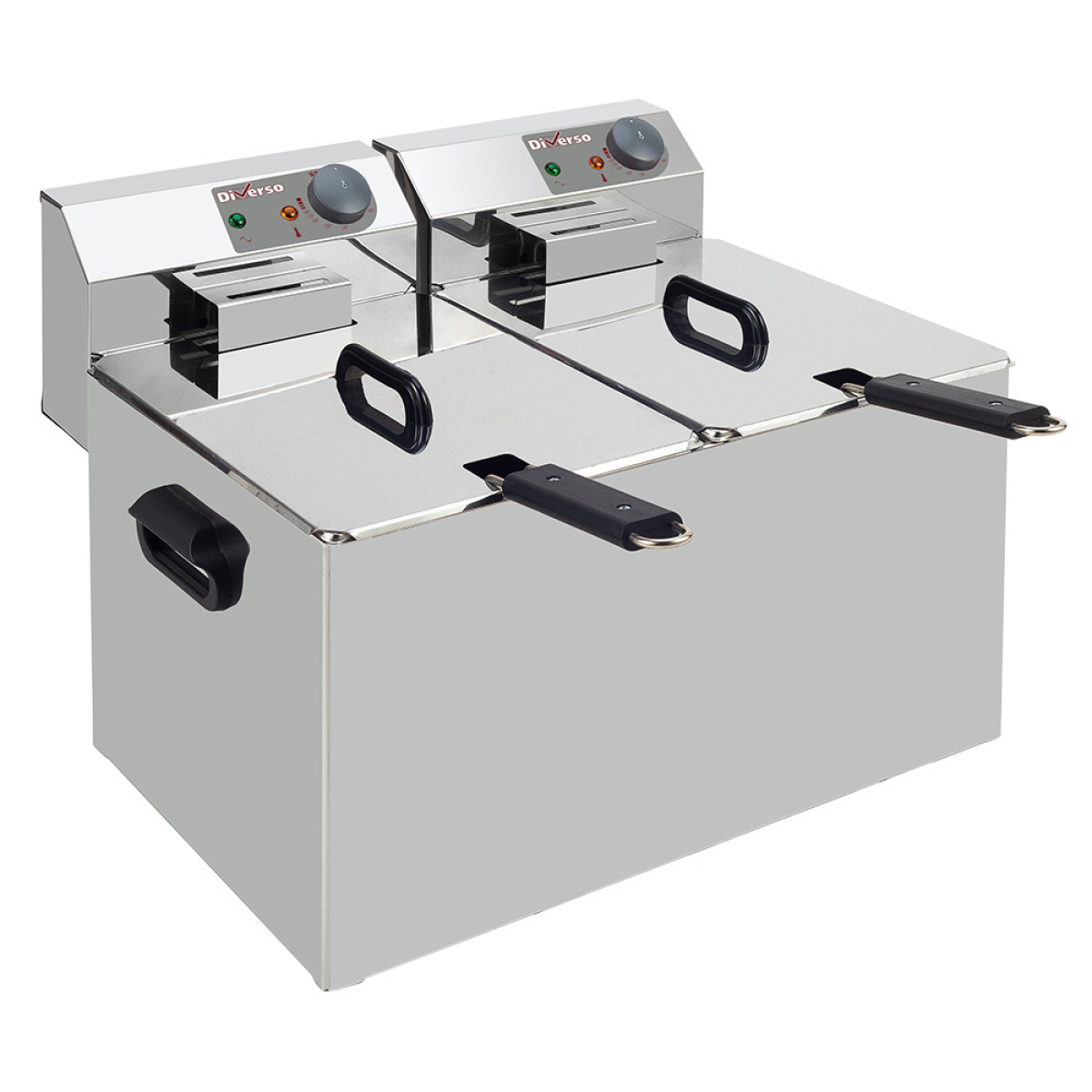 Image Elektrische friteuse tafelmodel 2x 7 liter 0