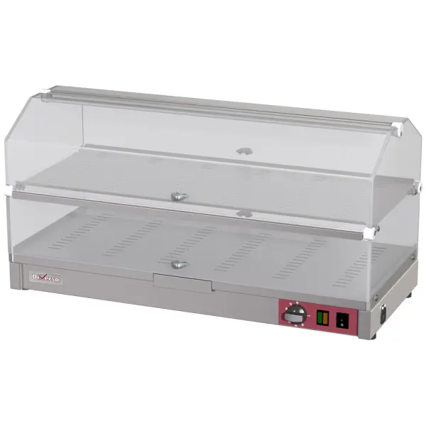 Image Verwarmde vitrinekast om neer te zetten, 2 niveaus L800mm 0