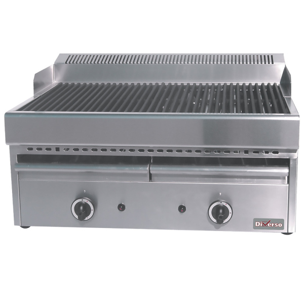 Image Stoomgrill op gas met gietijzeren rooster -Top- 0