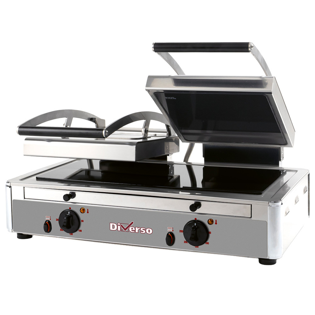 Image Grill panini DUBBEL model vitrokeramisch 0