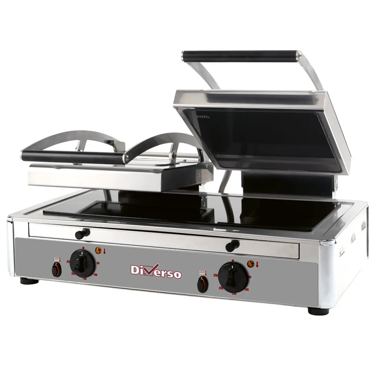 Image Grill panini DUBBEL model vitrokeramisch 0