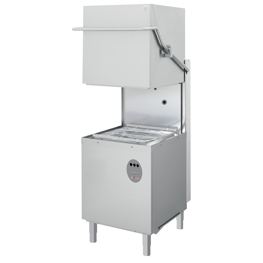 Image Vaatwasser met kap, vierkante mand 500x500 mm met wasmiddeldoseerder 0