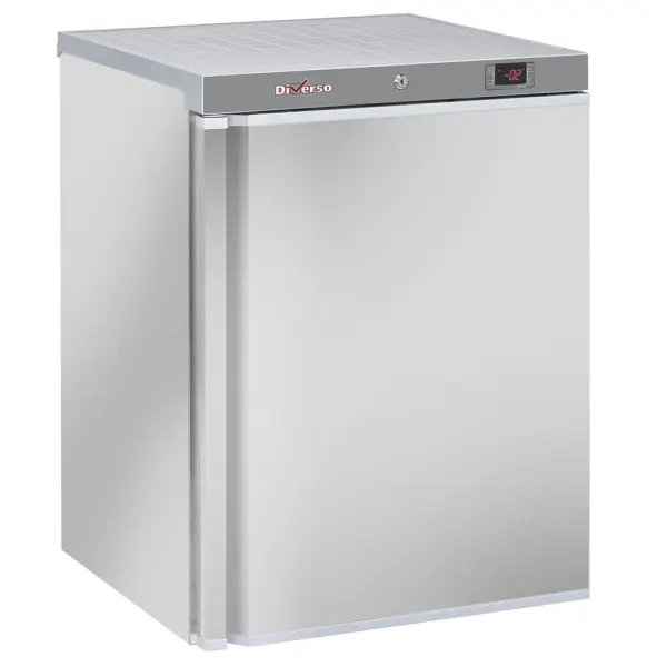 Image Statische diepvrieskast, 200 liter. R.V.S. 0