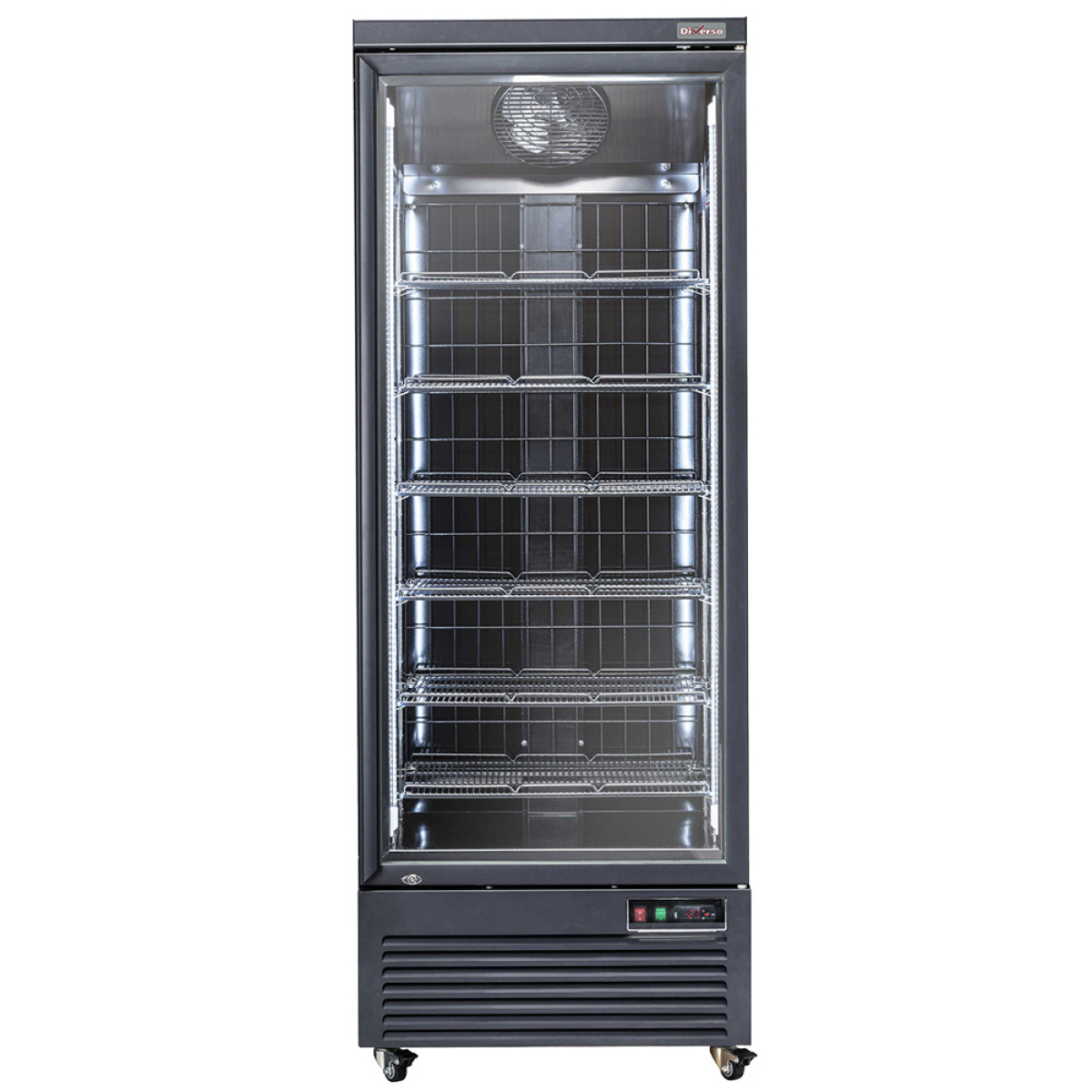 Image Verticale vrieskastvitrine, 560 liter - ZWART 0
