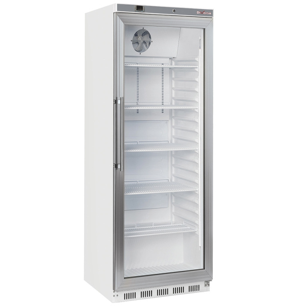 Image Koelkast geventileerd, glazen deur, 400 liter - wit 0