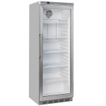 Image Koelkast geventileerd, glazen deur, 400 liter. R.V.S. 0