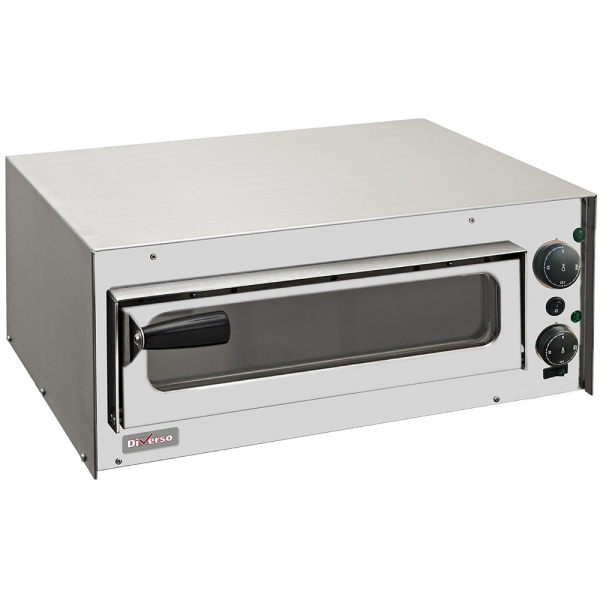 Image Pizza oven 35 mm, met glazen deurtje 0
