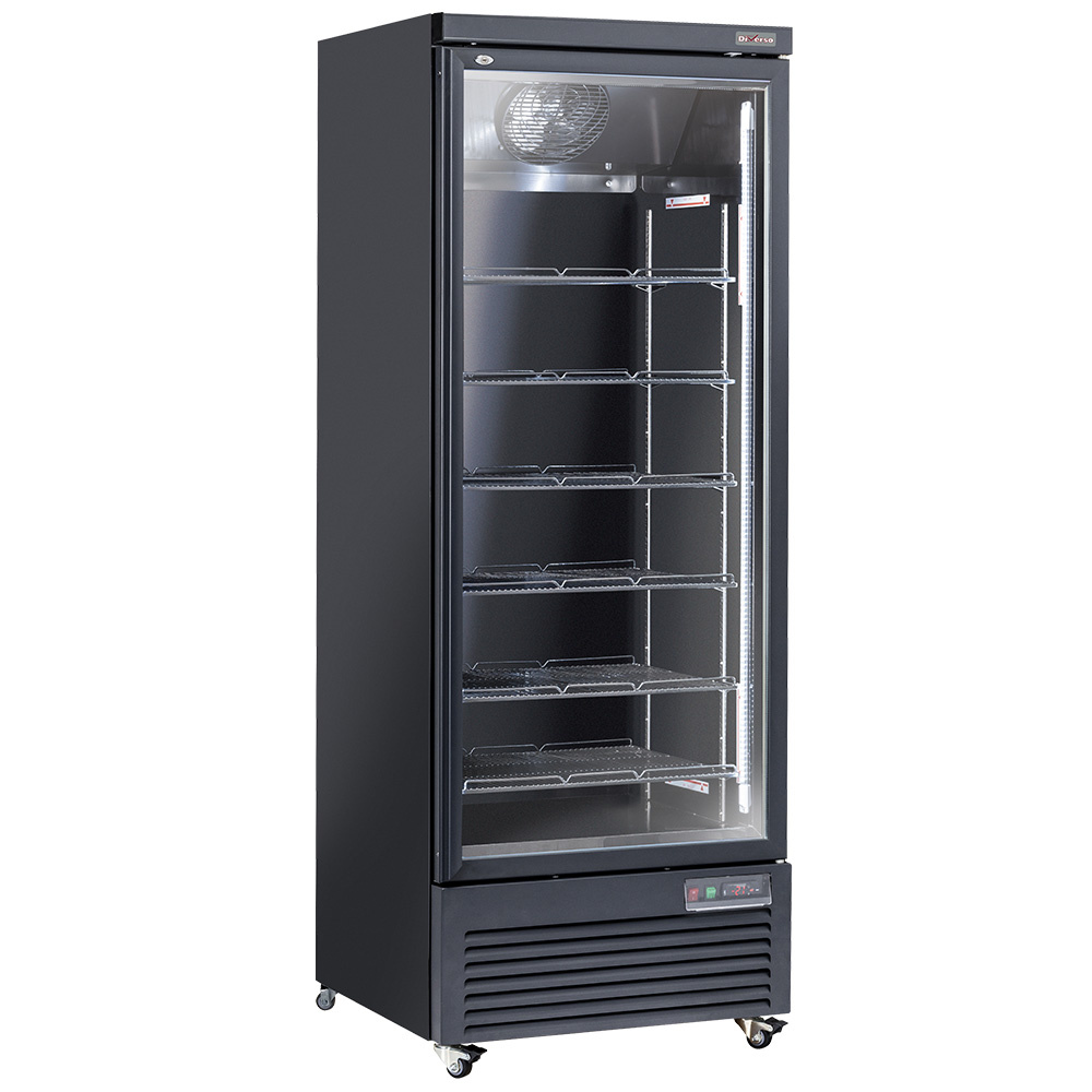 Image Verticale koelkastvitrine, 1 deur, 615 liter - ZWART 0