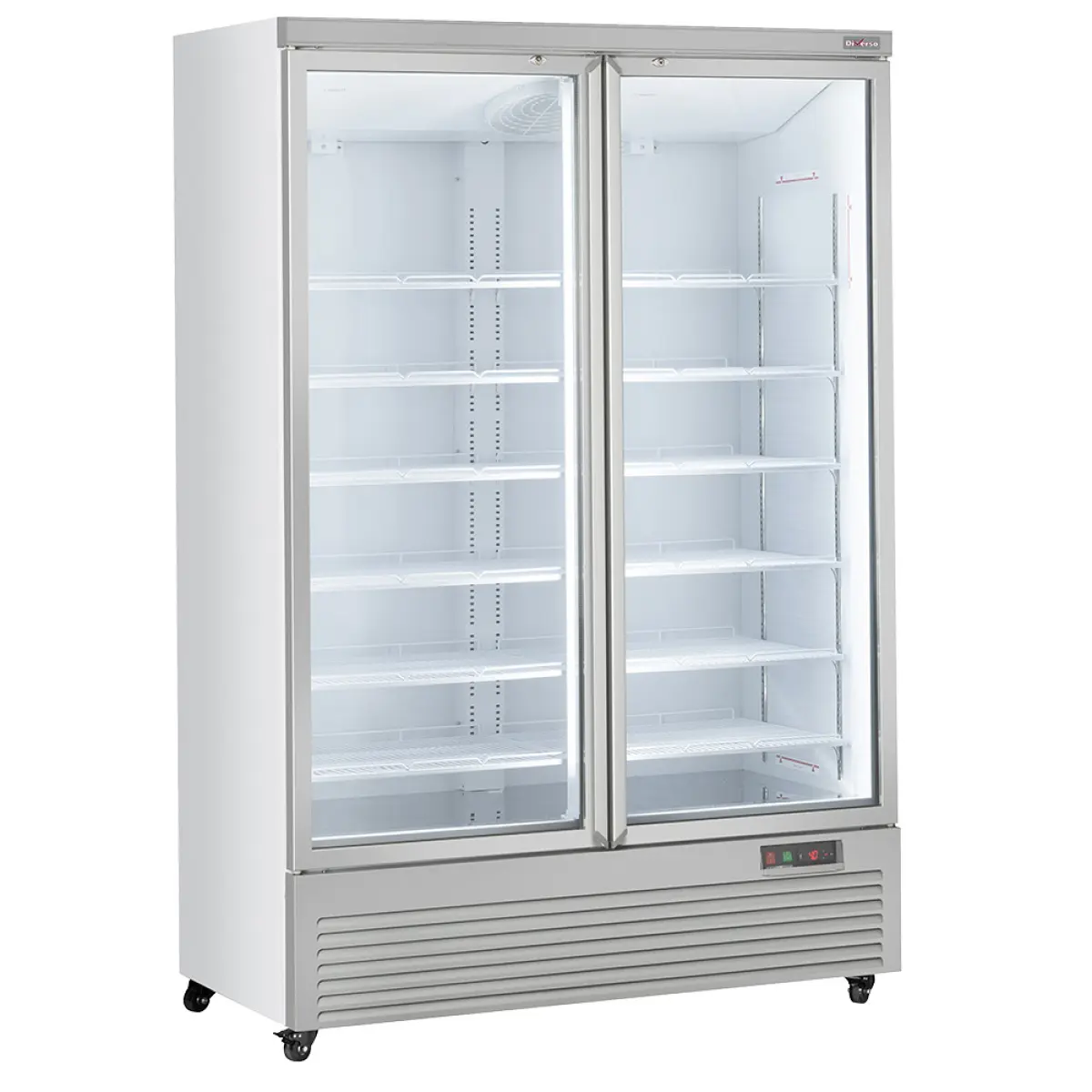 Image Verticale koelkastvitrine, 2 deuren, 1085 liter - WIT 0