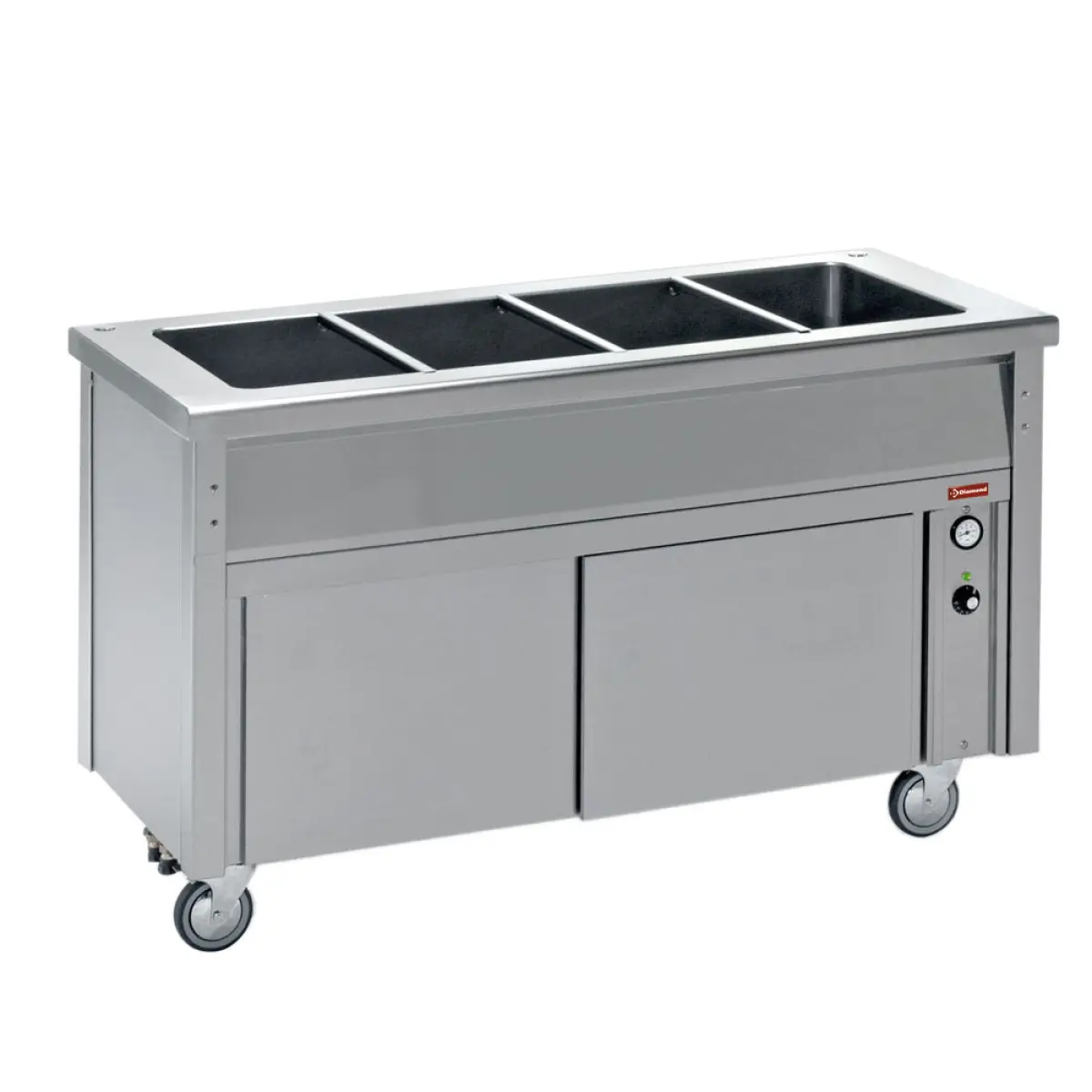 Image Bain-marie element op neutraal kast 2 GN 1/1 0