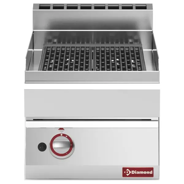 Image Stoom-grill op gas, met gietijzeren braadrooster -Top- 0