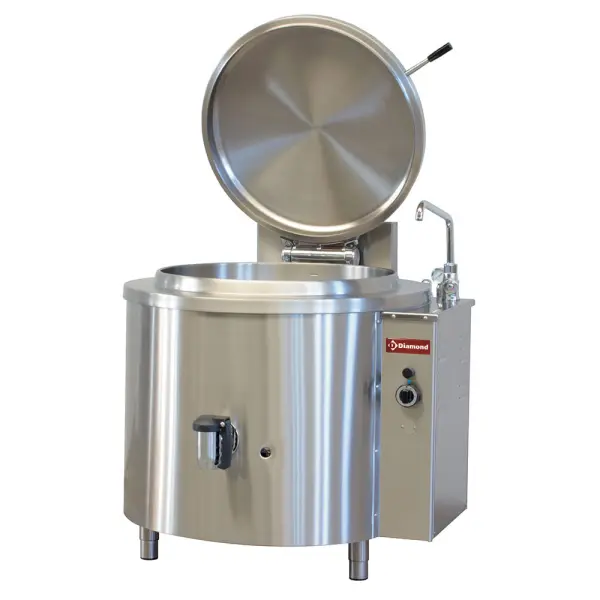 Image Ronde gaskookketels 200 liter, indirecte verwarming 0