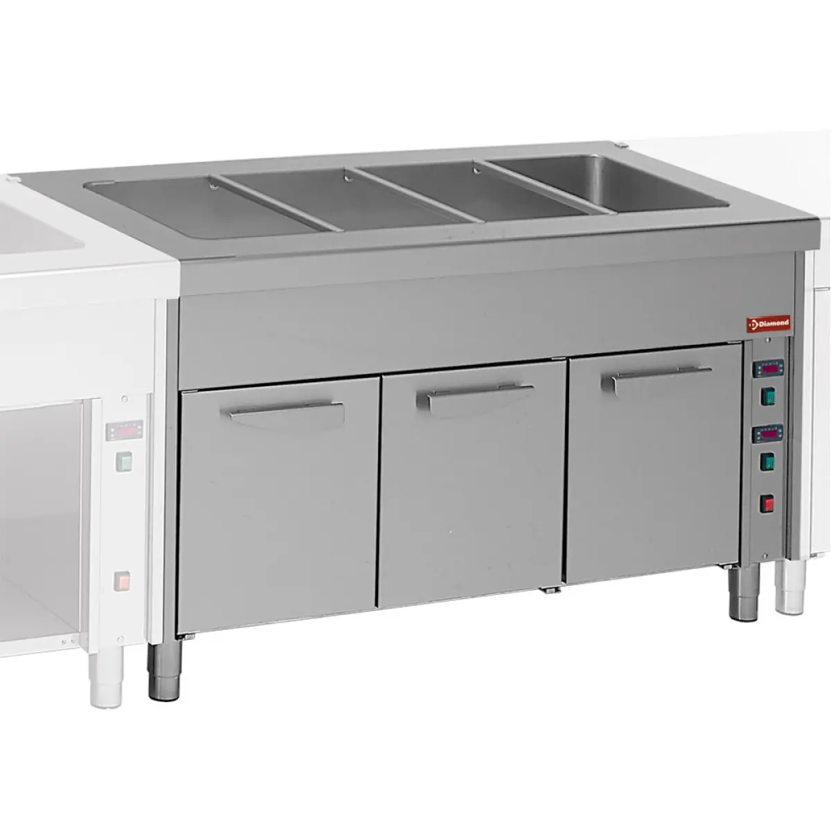 Image Bain-marie element op warmkast 4x GN 1/1 0