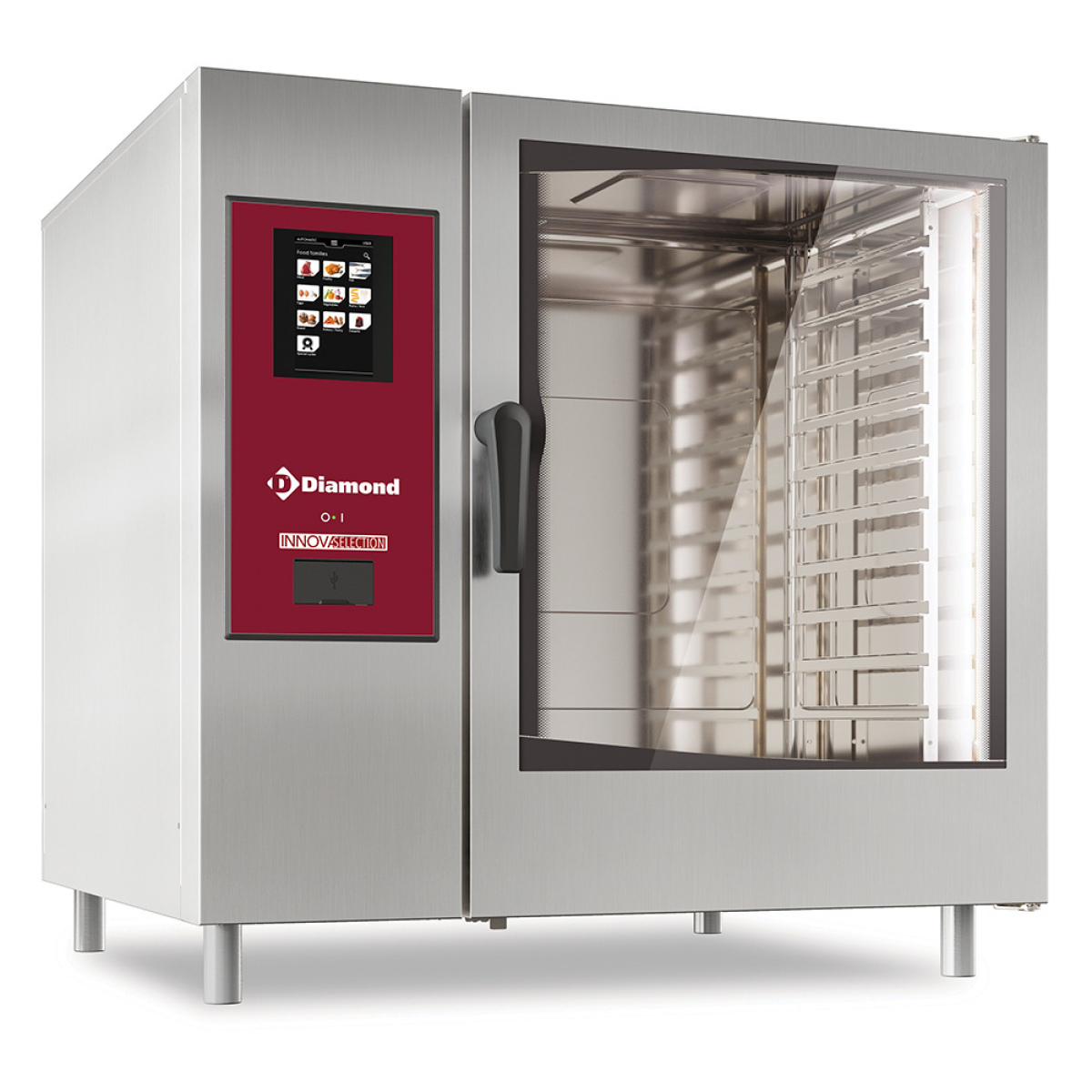 Image Elektrische oven "TOUCH" met boiler, stoom en convectie 10xGN2/1+ Cleaning 0