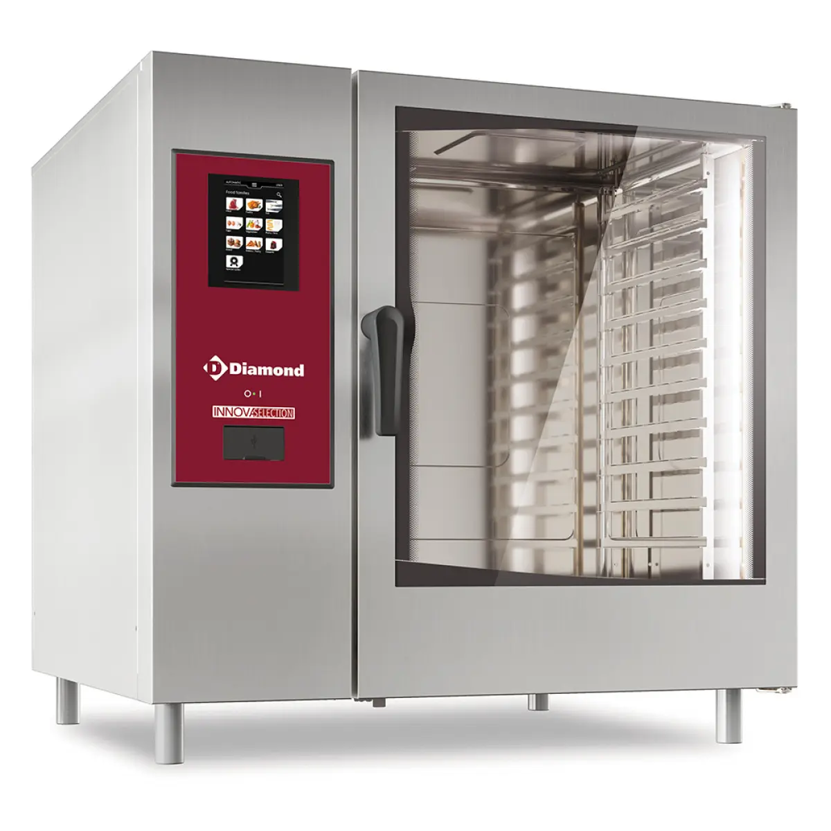 Image Elektrische oven "TOUCH" met boiler, stoom en convectie 10xGN2/1+ Cleaning 0