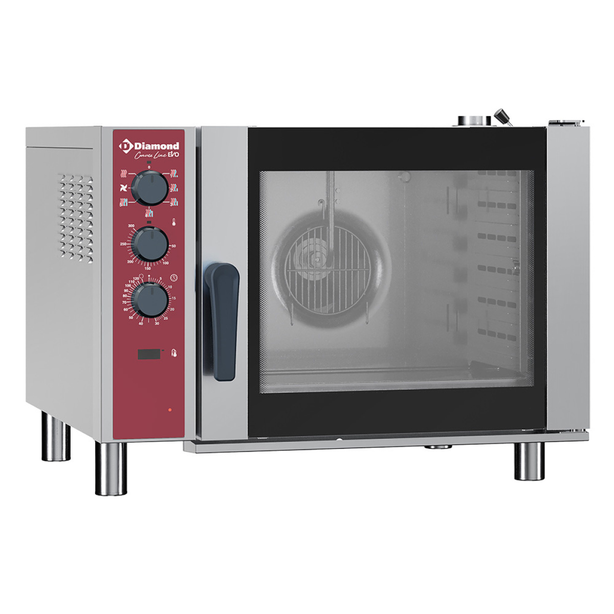 Image Elektrische convectie oven 6x GN 1/1, automatische luchtbevochtiger 0