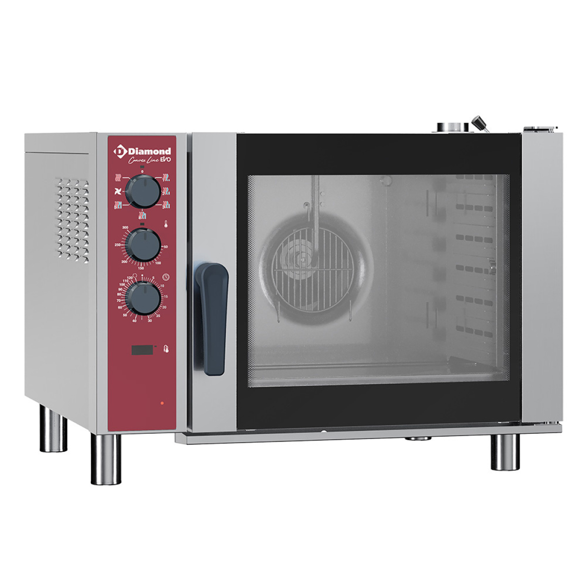 Image Elektrische convectie oven 6x GN 1/1, automatische luchtbevochtiger 0