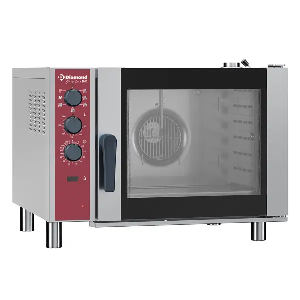 Image Elektrische convectie oven 6x GN 1/1, automatische luchtbevochtiger 0