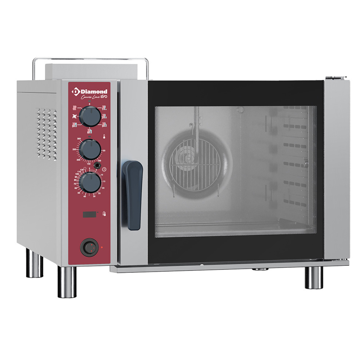 Image Convectie gasoven, 6x GN 1/1, automatische luchtbevochtiger 0