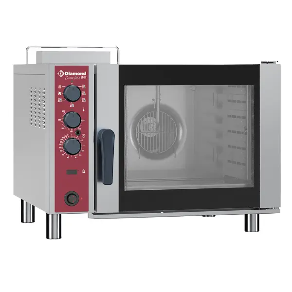 Image Convectie gasoven, 6x GN 1/1, automatische luchtbevochtiger 0