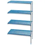 Image Hoekrek in geanodiseerd aluminium 4 niveau's "Modular Rack" 0